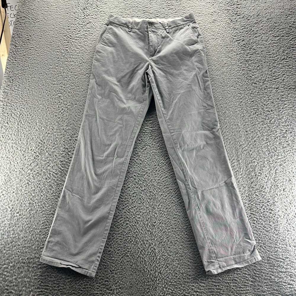 Calvin Klein Pant‎ Mens 29x32 Gray Cotton Chino Stretch Preppy Business Office